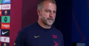 Flick warns Barca stars to keep focus after perfect start